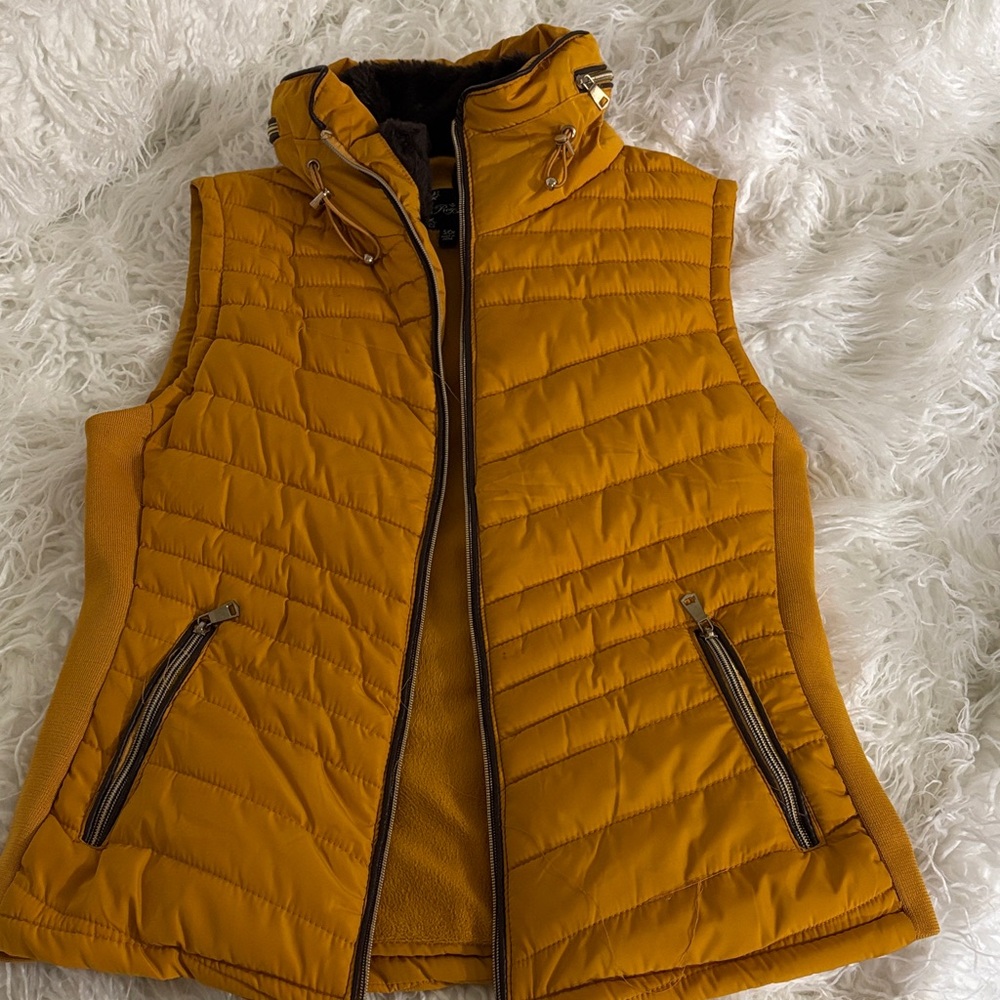 Royalty For Me Golden Quilted Vest